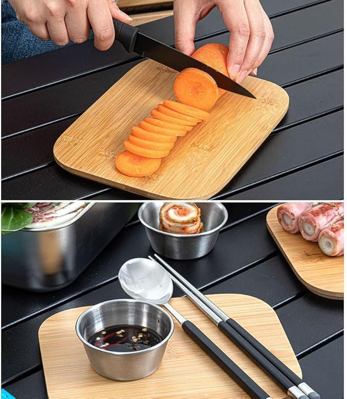 Multipurpose Camping Cookware Set 2P 7.3 x 5.5 x 2.6 inches