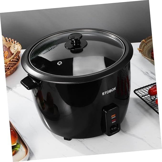 Electric Rice Cooker Multi-functional Grain Cooker for Rice Porridge Stews Household Kitchen Appliance with US Plug and Automatic Keep Warm Function Compact Design for Dorms and