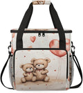 Love Bear Coffee Maker Carrying Bag Portable Travel Storage Tote Bag Compatible with K-Mini or K-Mini Plus Single Serve Coffee Brewer Carrying Case with Multiple Pockets &amp Shoulder Strap
