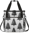 Christmas Festivals Coffee Maker Carrying Bag Christmas Tree Travel Storage Bag Compatible with K-Mini or K-Mini Plus Single Serve Coffee Brewer Carrying Case with Multiple Pockets &amp Shoulder St