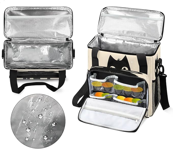 Black Cat Coffee Maker Travel Bag for K-Mini or K-Mini Plus Single Serve Coffee Brewer Portable Storage Tote Case for Tarvel