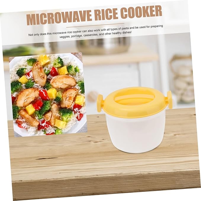 Didiseaon Microwave Rice Cooker Multifunctional Cooking Container Lightweight Portable - Plastic Aroma Housewares