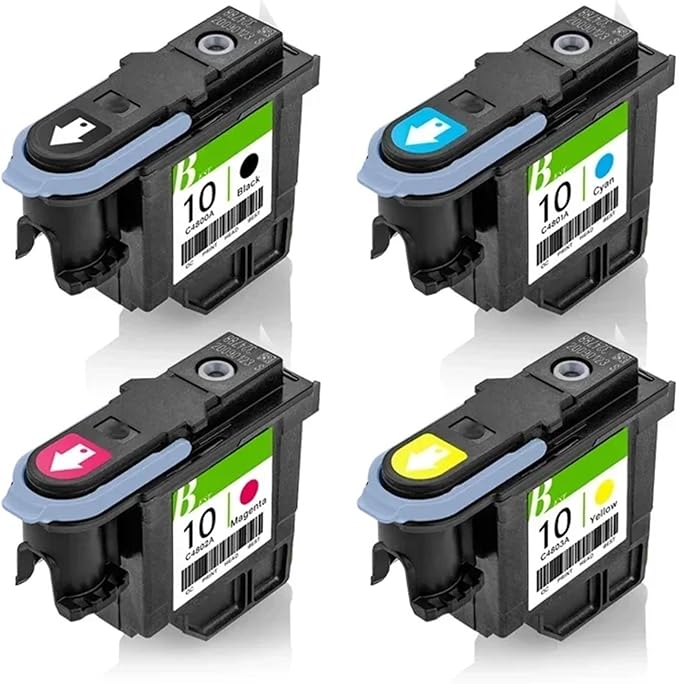 Compatible for hp10 Printhead C4800A C4801A C4802A C4803A Print Head for HP 2000C 2000Cn 2000Cse 2500 2500C 2500CM 2500CXI(1 Set(4colors))