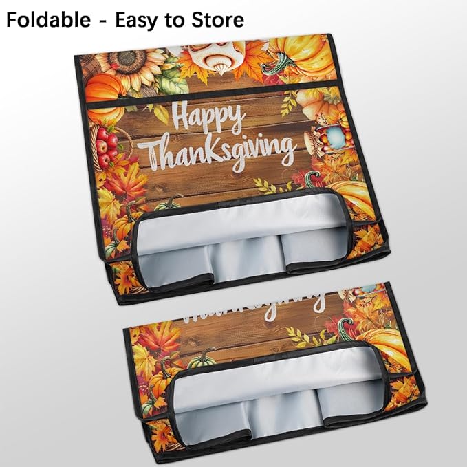 cfpolar Kitchen Aid Mixer Cover Compatible with 6-8 Quarts Thanksgiving Sunflower Pumpkin Stand Mixer Cover Kitchen Aid Mixers Accessories Appliance Organizer Bag Dust Covers with Zipper Pocket