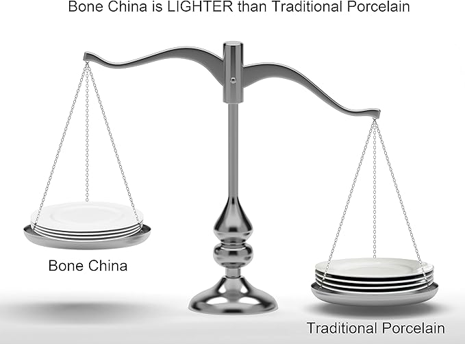 Bone China 16 Piece Dinnerware Dish Set Service for 4 White Embossed Circle Microwave Safe Translucent Elegant giftware Essential Home Formal and Everyday Living Kitchen Dishes Dinner Set