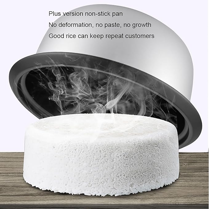 Large Rice Cooker (8-45L) Commercial Large Capacity Rice Cooker Non Stick Inner Liner for Restaurant/hotel/school for 8-60 People(8L)