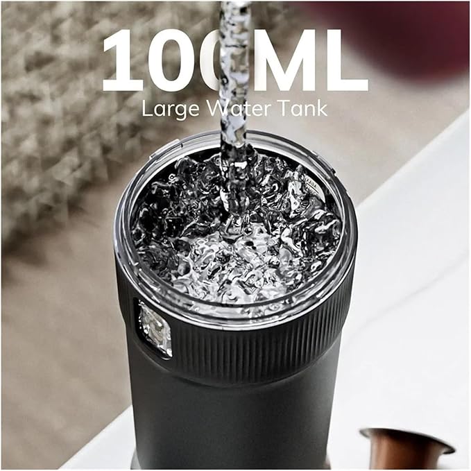 Portable Coffee Machine Car Heating Portable Fully Automatic Capsule Coffee Machine Capsule Coffee Powder Universalfor Outdoor Travel Picnic