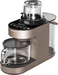 JOYOUNG Blender Fully Automatic Soy Milk Maker Glass Blender Cold and Hot with 8 Presets Self-cleaning Soup Maker Almond Milk Oat Milk Shakes and Smoothies Soy Milk. (Brown)