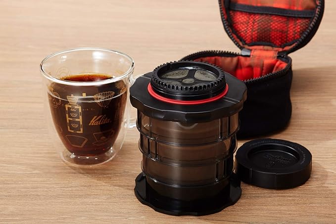 Kalita Compact 220ml Black Pour-Over Coffee Maker