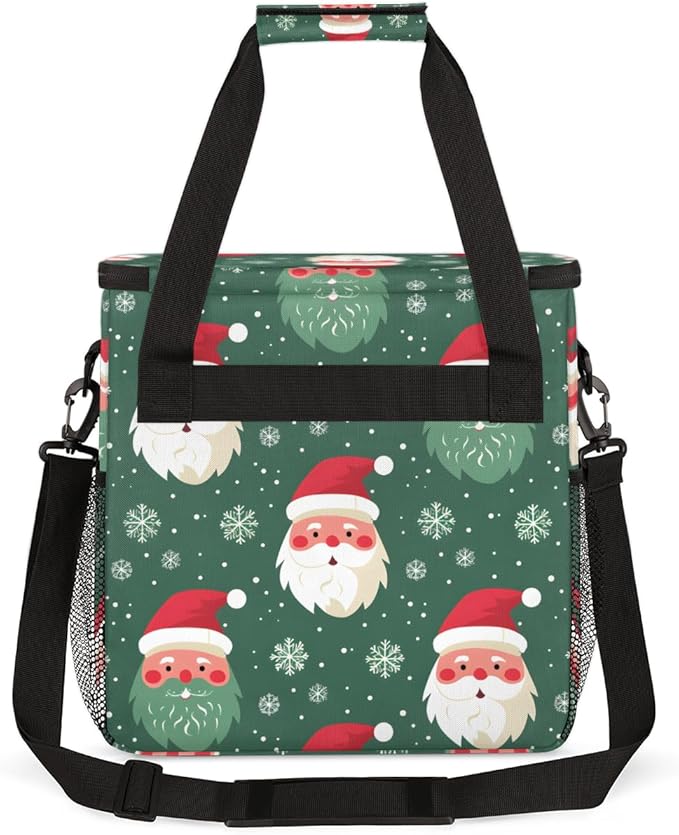 Magical Santa Claus Coffee Maker Carrying Bag Portable Travel Storage Tote Bag Compatible with K-Mini or K-Mini Plus Single Serve Coffee Brewer Carrying Case with Multiple Pockets &amp Shoulder Str