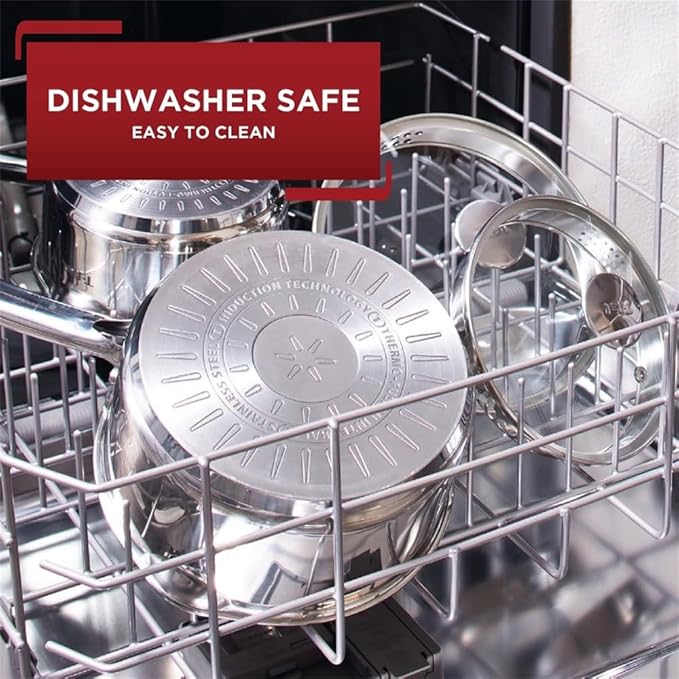 Pot for Cooking Pots Sets Dishwasher Safe 14 Piece Set Kitchen Cookware Set Cookware Kits Pan Accessories Pans KitA14 Pc