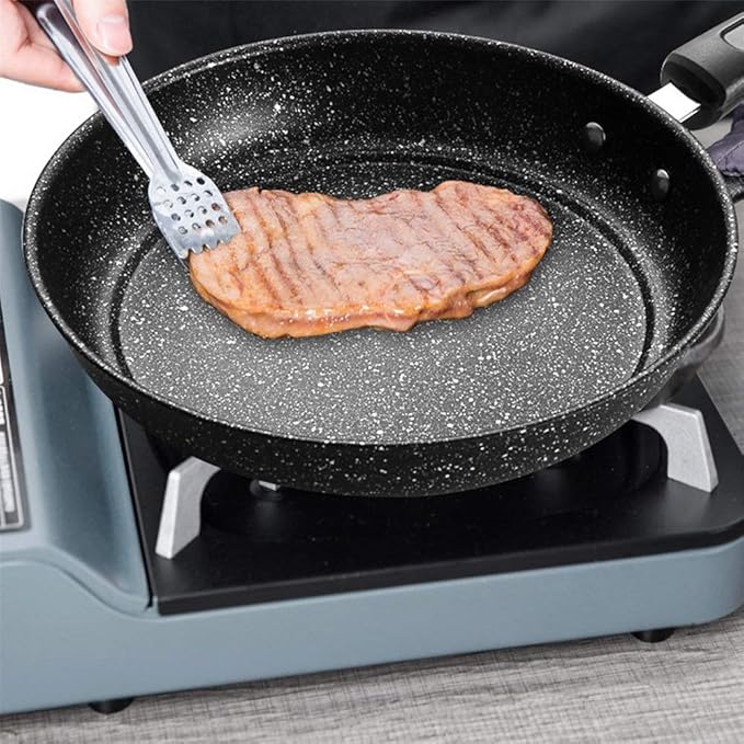 Pot Set Non-Stick Cookware Set for Professional Pans and Pans Including Cookers Cookware Cooking Set(A)