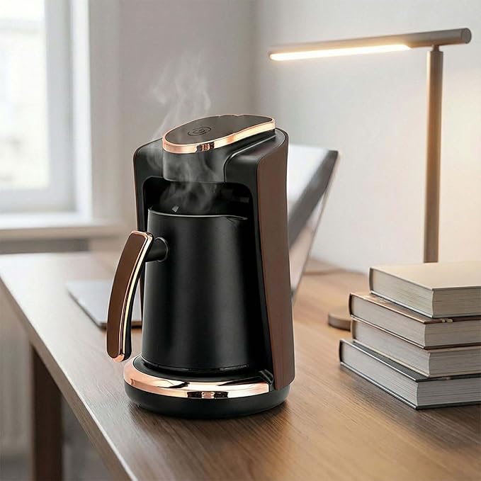 Coffee Maker 550W Electric Coffee Maker with Touch Function for Single Serve 250Ml(8.5Oz) Capacity for Coffee Ideal for Home Office Personal Use