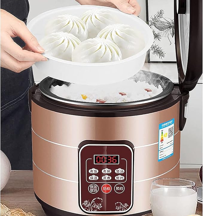 Household Electric Household Cooking Rice Cooker For 1-8 People Ntelligent Insulation And 24H Reservation(6L)