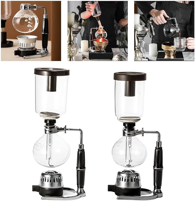 Coffee Carafe Siphon Coffee Machine Kitchen Coffee Shop Siphon Pot Vacuum Coffee Machine Coffee Pot Convenient