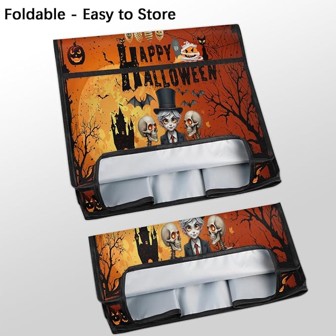 cfpolar Kitchen Aid Mixer Cover Compatible with 6-8 Quarts Skeleton Prince Pumpkin Bat Halloween Stand Mixer Cover Kitchen Aid Mixers Accessories Appliance Organizer Bag Dust Covers with Zipper Pocket