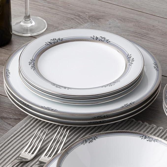 Noritake Laurelvale 12-Piece Dinnerware Set Service for 4