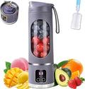 Digital Multimode Juicer Blender - Smart Led Display 3 Speed12-Blade Fresh Juice Bottle 450ml Portable Digital Display Juicer Diet-Friendly Leak Proof Design For Smoothies Liquid Diet (Purple)
