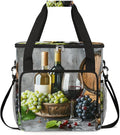 Coffee Maker Carrying Bag Grape Wine Single Cup Coffee Maker Travel Bag Compatible with Keurig K-Mini or K-Mini Plus Portable Storage Bag with Shoulder StrapAZ-192