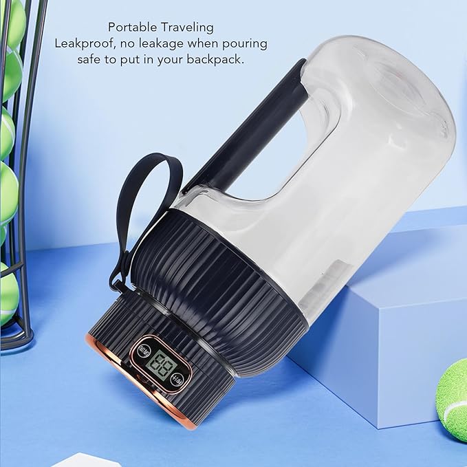 Portable Juicer Cup 150W 1200ml Mini Travel Blender with Detachable Design and Overload Prevention for Gym Home Office Sports Use (Blue)