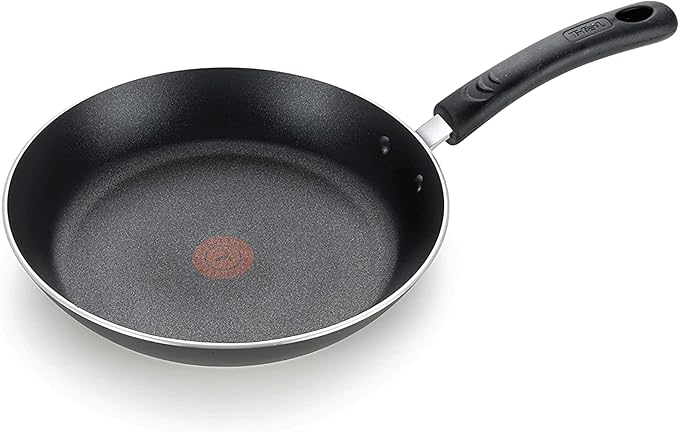 T-Fal Experience Nonstick Fry Pan 12.5 Inch Induction Oven Broiler Safe 400F Non Stick Frying Pan Skillet Kitchen Egg Pan Omelet Pan Cookware Pots and Pans Home Dishwasher Safe Black
