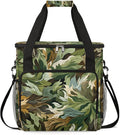 Abstract Camouflage Leaf Coffee Maker Carrying Bag for Keurig K-Mini or K-Mini Plus Storage Portable Coffee Maker Travel Bag