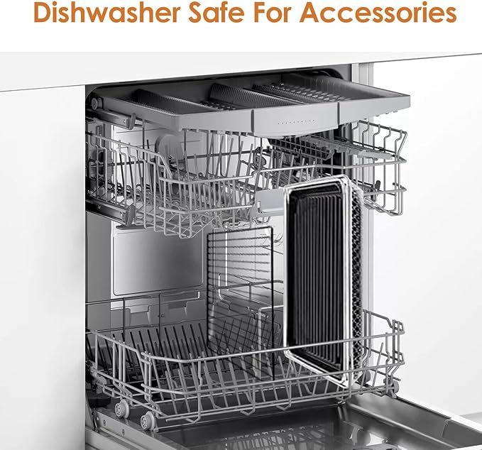 NUWAVE Bravo XL Air Fryer Convection Toaster Oven Countertop 112-in-1 Smart Grill Combo with Original Flavors &amp Marks Adjustable Heating Zones for Pizza Roast Bake 50-500°F Stainless Steel