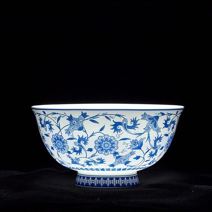 Dinnerware Set Plates and Bowls Sets 26 Pieces Blue And White Porcelain Dinnerware Set | Box Steak Plate Cereal Bowl And Soup Bowl For Wedding