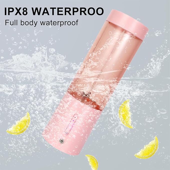 Small USB Rechargeable Blender Fruit Juicers Rechargeable Fruit Juicer Portable Blender IPX8 ABS Portable Electric Juicer