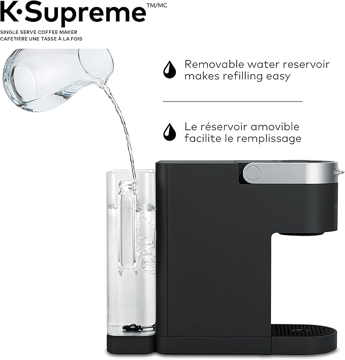 Keurig K-Supreme Coffee Maker Single Serve K-Cup Pod Coffee Brewer With MultiStream Technology 66 Oz Dual-Position Reservoir