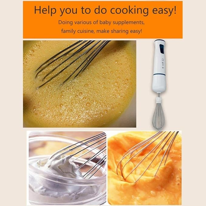Immersion Hand Blender 1000w 3-in-1 Stick Blender Smart Stepless Speed Control Multi-Purpose Handheld Stick Blender Heavy Duty Copper Motor Brushed Stainless Steel Finish with Whisk Milk Frot