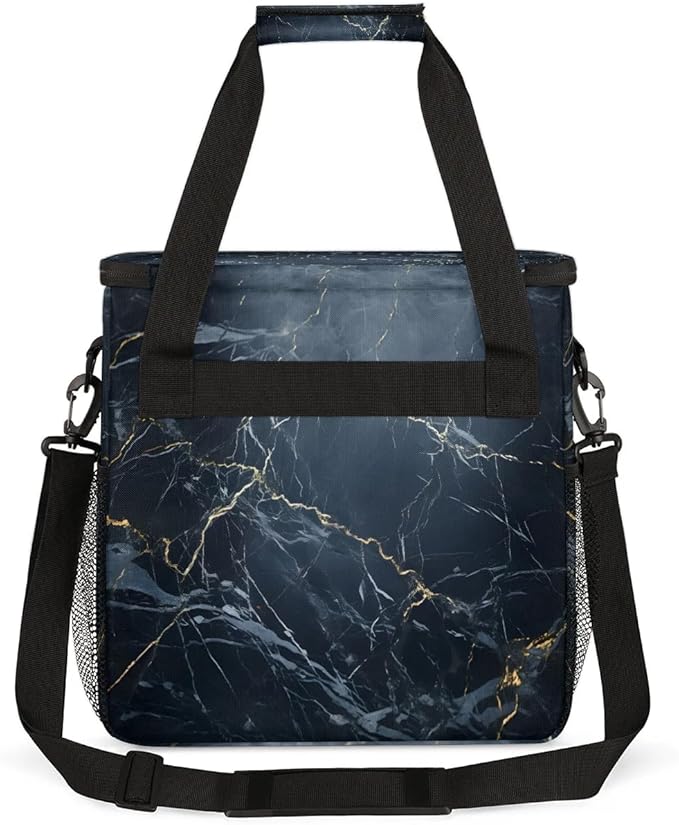Marble Black Coffee Maker Travel Bag for K-Mini or K-Mini Plus Single Serve Coffee Brewer Portable Storage Tote Case for Tarvel
