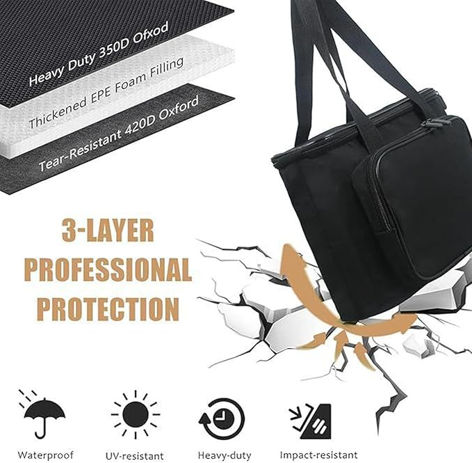 Coffee Maker Carry BagPortable Tote with Handles - Single Serve Portable Storage Bag | for Home Workplace Outdoor Camping Road Trip Hotel Vacation