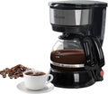5 Cup Coffee Maker Compact Small Coffee Machine for 1-2 People 0.75L Glass Carafe 2-Hour Auto Shut-Off 650W Fast Brew Space Saving for Apartment Dorm &amp Office
