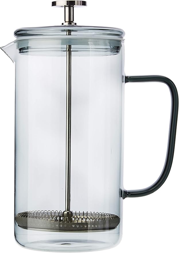 La Cafetière Core Cafetiere/French Press Coffee Maker Borosilicate Glass Smoky Grey 8 Cup