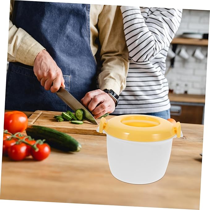 Microwave Rice Cooker Multi-functional Food Grade Steamer for Rice Noodles and Veggies Convenient Home Supply Large Capacity Easy to Use Bpa