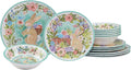 Certified International Joy Of Easter 12 Piece Melamine Dinnerware Set Service For 4