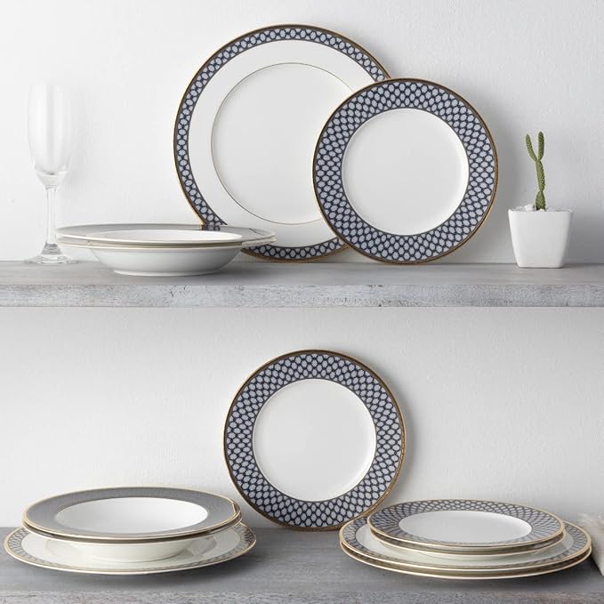 Noritake Blueshire 12-Piece Dinnerware Set Service for 4