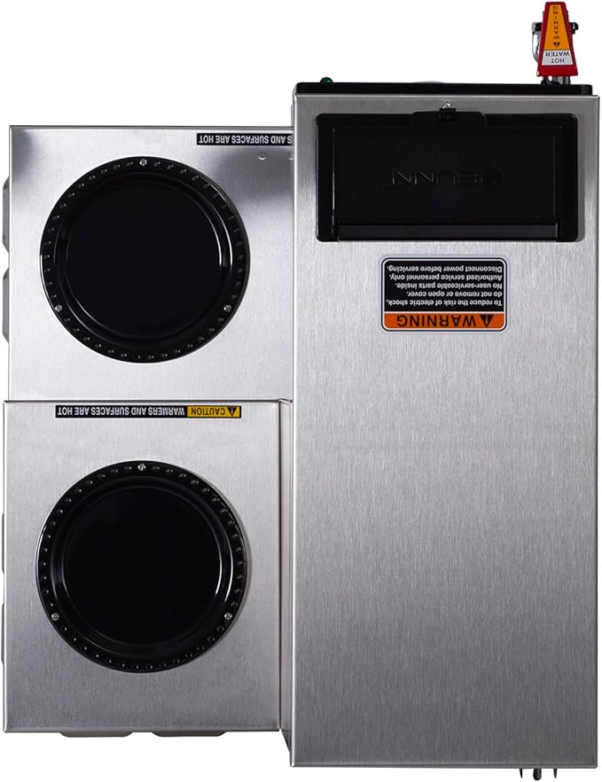 Bunn 12950.0212 CWTF15-3 Automatic Commercial Coffee Brewer with 3 Lower Warmers (120V)