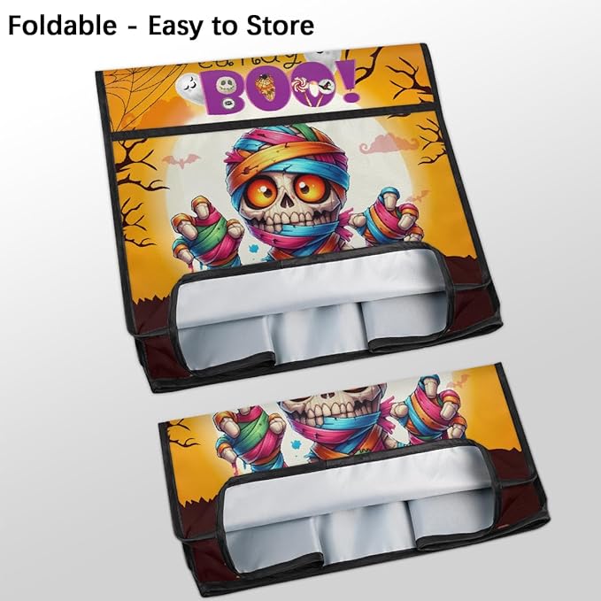 cfpolar Kitchen Aid Mixer Cover Compatible with 6-8 Quarts Halloween Skeleton Mummy Stand Mixer Cover Kitchen Aid Mixers Accessories Appliance Organizer Bag Dust Covers with Zipper Pocket