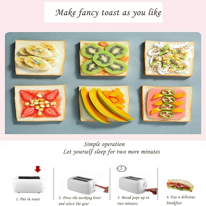 2- Slice Digital Toaster Pop-up Stainless Steel Extra-wide Bagel Slot Defrost Reheat Cancel Function Removable Crumb Tray