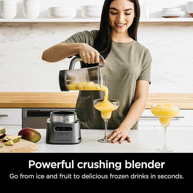Ninja SS150 TWISTi Blender DUO High-Speed 1500 WP Smoothie Maker &amp Nutrient Extractor* 3 Functions Smoothie Frozen Drinks &amp Bowls smartTORQUE 34-oz. Pitcher &amp 18-oz. To-Go Cup Cloud S