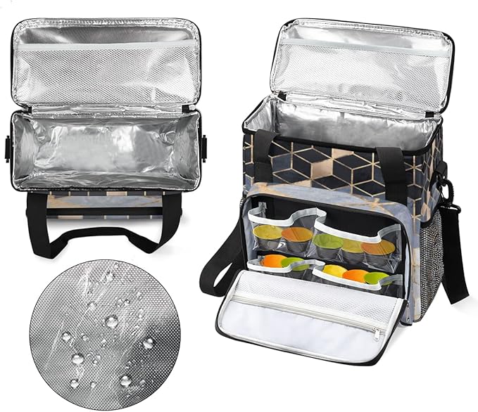 cfpolar Coffee Maker Storage Bag Waterproof Travel Carrying Storage Tote Bag Organizer Case Compatible with K-Mini or K-Mini Plus And Suitable for Other Accessories With Pockets for K-Cup Pods