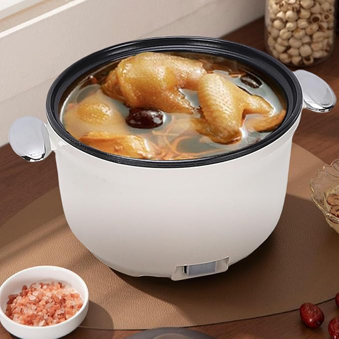 Yosoo 3.2L Capacity Rice Cooker with Steaming Basket Choose from Multiple Cooking Modes 800W Power Product Size Approx 31x26x26cm / 12.2x10.24x10.24in (US Plug 110V)