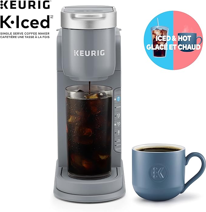 K-Iced Single Serve Coffee Maker - Grey