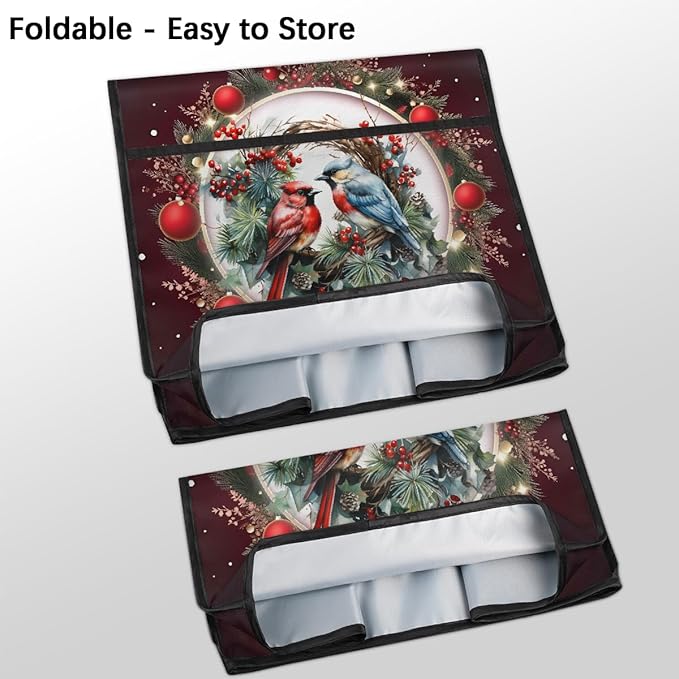 cfpolar Kitchen Aid Mixer Cover Compatible with 6-8 Quarts Christmas Ball Cardinal Stand Mixer Cover Kitchen Aid Mixers Accessories Appliance Organizer Bag Dust Covers with Zipper Pocket