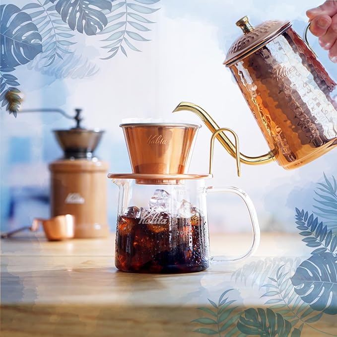 Kalita Coffee Dripper 'TSUBAME' WDC-185 2-4 Person Use Copper 5099