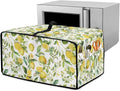 Rectangular Toaster Oven Cover Stain Resistant Washable Appliance Cover with Side Pockets Neat Storage and Protection for Kitchen Appliances Lemon