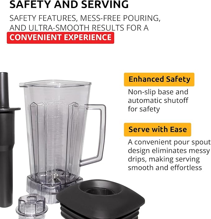 ALDKitchen Commercial Blender | Electric Mixer | Portable Juice Maker | 110V