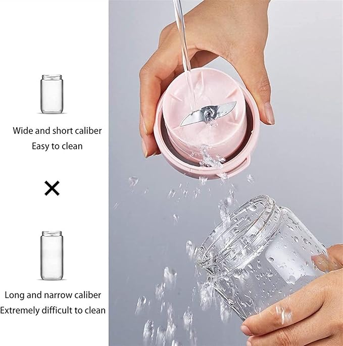 Portable Blender One-Handed Drinking Mini Blender for Shakes and Smoothies 17 oz Personal Blender with Rechargeable USB Made with BPA-Free Material Portable Juicer